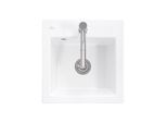 Villeroy und Boch Subway Style 50 S Einbauspüle 331500KG Spülbecken, 500 x 510 mm, snow white CeramicPlus