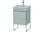 Duravit XSquare Waschtisch-Unterschrank XS447200707 48,4x49,1x46cm, 2 Auszüge, Betongrau matt