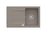 Villeroy & Boch Siluet Einbauspüle 333402TR mit Ablaufgarnitur und Exzenterbetätigung, Timber