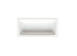 Bette One Badewanne 331400PLUS 190 x 90 cm, weiss GlasurPlus, mit rundem Auslauf