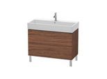 Duravit L-Cube Waschtisch-Unterschrank LC677802121 98,4x 45,9 cm, nussbaum dunkel, 2 Auszüge, stehend