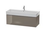 Duravit L-Cube Waschtisch-Unterschrank LC617908989 118,4x 45,9 cm, flannel grey hochglanz, 1 Auszug, wandhängend
