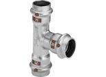 Viega Temponox T-Stück 810498 42 x 28 x 42 mm, Stahl, nicht rostend, mit SC-Contur