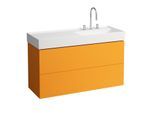 LAUFEN Kartell Waschtisch-Unterschrank H4076490336431 118x60x45cm, 2 Schubladen, ockerbraun