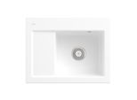 Villeroy und Boch Subway 45 Compact Einbauspüle 331300R1 Einbauspüle rechts, 650 x 510 mm, weiß alpin CeramicPlus
