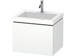 Duravit L-Cube Waschtisch-Unterschrank LC6916O1818 60 x48 cm, 1 Hahnloch, weiß matt, 1 Auszug