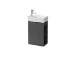 LAUFEN Kartell Waschtisch-Unterschrank H4075170336421 44x60x27cm, 1 Tür, schiefergrau