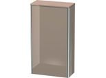 Duravit XSquare Halbhochschrank XS1303R8686 50x88x23,6cm, Tür rechts, cappuccino hochglanz
