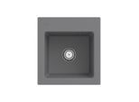 Villeroy & Boch Subway 45 XS Einbauspüle 678101SL mit Ablaufgarnitur und Handbetätigung, 475 x 510 mm, Stone