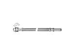 Schell Clean-Flex S Flexibler Schlauch 103070630 verchromt, 500 mm, lose, Quetschverschraubung G 3/8 AG x Ø 10 mm, drehbar