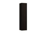 LAUFEN BASE für INO Hochschrank H4030331102631 35x16,5cm, 1 Tür, Scharnier links, Griff Aluminium schwarz, Ulme dunkel