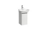 LAUFEN BASE für INO Waschtischunterschrank H4030141109991 29,5x51,5cm, Tür, Scharnier rechts, Griff Aluminium schwarz, Multicolor