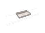Kaldewei Miena Waschtisch-Schale 909606003231 ohne Überlauf, 58X38 cm, pergamon Perl-Effekt