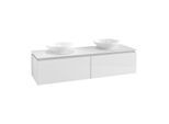 Villeroy & Boch Legato Waschtischunterschrank B67600DH 160x38x50cm, Glossy White