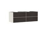 hansgrohe Xevolos E Waschtischunterschrank 54200730 1570x555x550mm, 4 Schubladen, sandbeige matt, Eiche dunkel