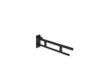 Hewi System 900 Stützklappgriff 900.50.10460DC Ausladung 850 mm, pulverbeschichtet schwarz tiefmatt