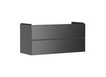 hansgrohe Xevolos E Waschtischunterschrank 54186770 1180x555x475mm, 2 Schubladen, schiefergrau matt, schiefergrau metallic