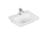 Villeroy und Boch Subway 3.0 Waschtisch 4A70F501 55x44cm, mit 1 Hahnloch/ohne Überlauf, weiß