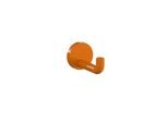 Hewi 477 Einzelhaken 477.90.03024 100mm, orange