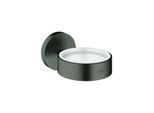 Grohe Essentials Halter 40369AL1 hard graphite gebürstet, für Seifenschale/-spender