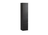 LAUFEN Pro s Hochschrank H4831210954231 165x35x33,5cm, Wenge, 4 Glasböden, 1 Tür links
