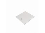 Kludi TERRA Duschwanne 09DW0853 90 x 100 x 3 cm, Abflussabdeckung inkl. Mattweiß