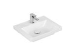 Villeroy und Boch Subway 3.0 Handwaschbecken 4370FGR1 50x40cm, mit Hahnloch/ohne Überlauf, weiß C-plus