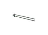 Grohe Essentials Cube Handtuchhalter 40624AL1 hard graphite gebürstet, 2-armig, 43,9 cm, schwenkbar, verdeckte Befestigung