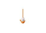Hewi 477 Toilettenbürstengarnitur 477.20.1000524 Oberteil matt weiß, orange, Wandmontage
