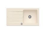 Villeroy & Boch Architectura Einbauspüle 336002FU mit Ablaufgarnitur und Exzenterbetätigung, Ivory