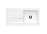 Villeroy & Boch Architectura Einbauspüle 336001R1 mit Ablaufgarnitur und Handbetätigung, weiß
