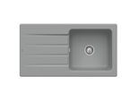 Villeroy & Boch Architectura Einbauspüle 336001SL mit Ablaufgarnitur und Handbetätigung, Stone