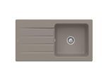 Villeroy & Boch Architectura Einbauspüle 336001TR mit Ablaufgarnitur und Handbetätigung, Timber