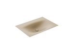 Keuco Edition 11 Art Einbauwaschtisch 32590520800 ohne Hahnloch, 80,6 x 0,4 x 49,3 cm, sand