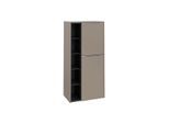 Villeroy und Boch Subway 3.0 Mittelschrank C59900VM 57,4x120x36,2cm, Schanier rechts/Griff Aluminium glänzend, taupe