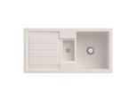 Villeroy & Boch Flavia Einbauspüle 330401KR mit Ablaufgarnitur und Handbetätigung, Crema