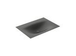 Keuco Edition 11 Art Einbauwaschtisch 32590540800 ohne Hahnloch, 80,6 x 0,4 x 49,3 cm, smoke