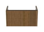 Ideal Standard Conca Waschtisch-Unterschrank T4575Y5 100x50x55cm, 2 Auszüge, Walnuss dunkel Furnier