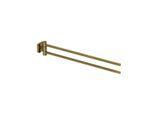 Kludi VELA S Doppel-Handtuchstange 25977N0 Länge 440MM Brushed Gold