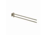 Kludi VELA S Doppel-Handtuchstange 25977N5 Länge 440MM Stainless Brushed Nickel PVD