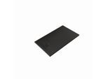 Kludi TERRA Duschwanne 08DW0239 70 x 120 x 3 cm, Abflussabdeckung inkl., Mattschwarz