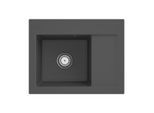 Villeroy und Boch Subway 45 Compact Einbauspüle 331200i4 Einbauspüle links, 650 x 510 mm, graphite CeramicPlus