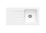 Villeroy & Boch Architectura Einbauspüle 335001R1 mit Ablaufgarnitur und Handbetätigung, weiß