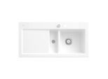 Villeroy & Boch Subway 60 Einbauspüle 671202R1 rechts, mit Ablaufgarnitur und Exzenterbetätigung, 1000 x 510 mm, weiß alpin