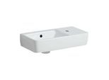 Geberit Waschtisch Renova Compact 276250000 weiss, 50x25cm, Ablagefläche und Hahnloch rechts