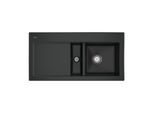 Villeroy und Boch Subway 60 Einbauspüle 671200S5 Spülbecken rechts, 1000x510mm, ebony CeramicPlus