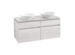 Villeroy & Boch Legato Waschtischunterschrank B58400E8 120x55x50cm, White Wood