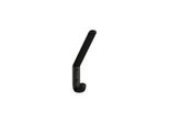 Hewi 477 Garderobenhaken 477.90B07190 163x22x108mm, mit Distanzstück 123mm, matt, tiefschwarz