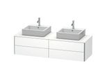 Duravit XSquare Waschtisch-Unterschrank XS4917B1818 160x40x54,8cm, 4 Schubkästen, beidseitig, weiß matt