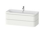 Duravit Happy D.2 Plus Möbelwaschtisch-Unterschrank HP4639O36360000 117,5x49cm, 2 Schubkästen, 1 Hahnloch, weiß seidenmatt